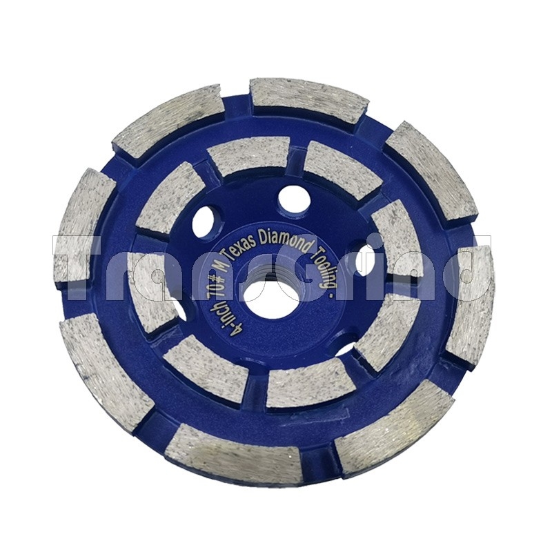 الصين Double Row Grinding Cup Wheel For Concrete الصانع